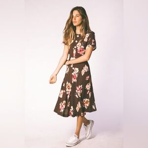 Christy Dawn Nora Floral Mini Dress Limited Edition Cottage Autumn Size XS